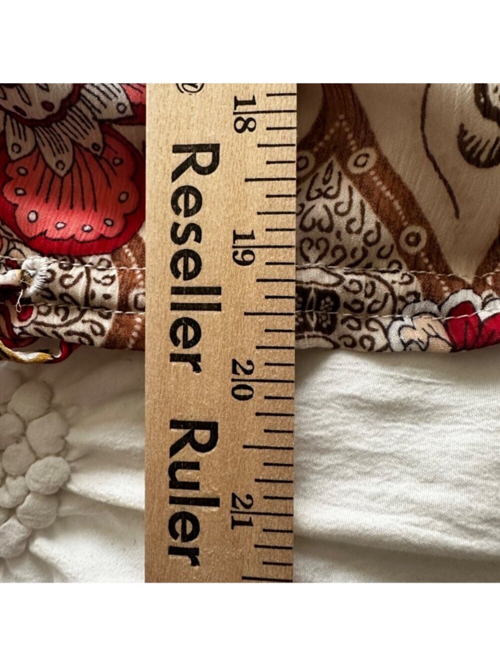 Tommy Hilfiger Women's Boho Floral Peasant Blouse Top L Hippie Cottagecore - Picture 9 of 11